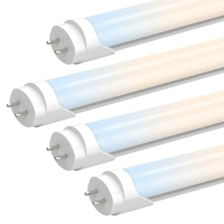 T8 LED Bulbs 4 Feet LED Tube Lights 4Feet Type A+B 24W 3200LM 6 CCT 3000K-6500K Plug and Play or Ballast Bypass Fluorescent Lig
T8 LED Bulbs 4 Feet LED Tube Lights 4Feet Type A+B 24W 3200LM 6 CCT 3000K-6500K Plug and Play or Ballast Bypass Fluorescent Lig