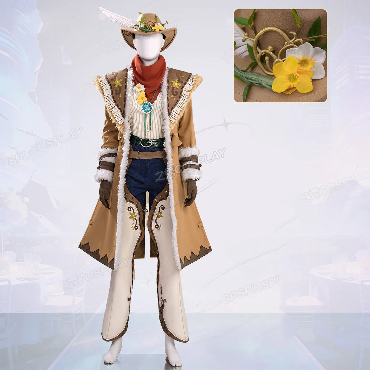 Identity V Ковбой Кевин Алонсо Косплей Костюм Игровой Персонаж Same Skin Полный Комплект Мужской
Identity V Ковбой Кевин Алонсо Косплей Костюм Игровой Персонаж Same Skin Полный Комплект Мужской