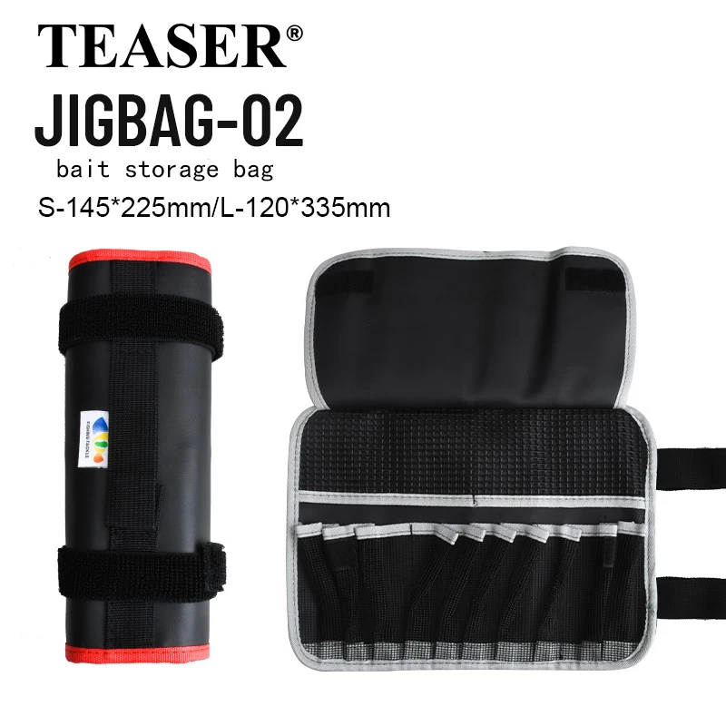TEASER Portable Binder Kit Fishing Gear Jig Multifunctional Household Storage Bag fishing bait bag bait organizer
TEASER Portable Binder Kit Fishing Gear Jig Multifunctional Household Storage Bag fishing bait bag bait organizer