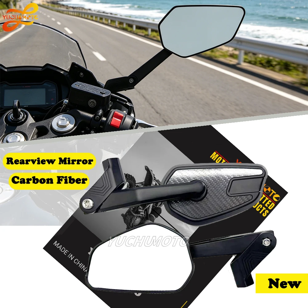 Carbon Fiber Aluminum Alloy Rearview Mirror New For SUZU‘KI Katana 650 Universal Motocycle Rearview Side Mirrors Accessories
Carbon Fiber Aluminum Alloy Rearview Mirror New For SUZU‘KI Katana 650 Universal Motocycle Rearview Side Mirrors Accessories