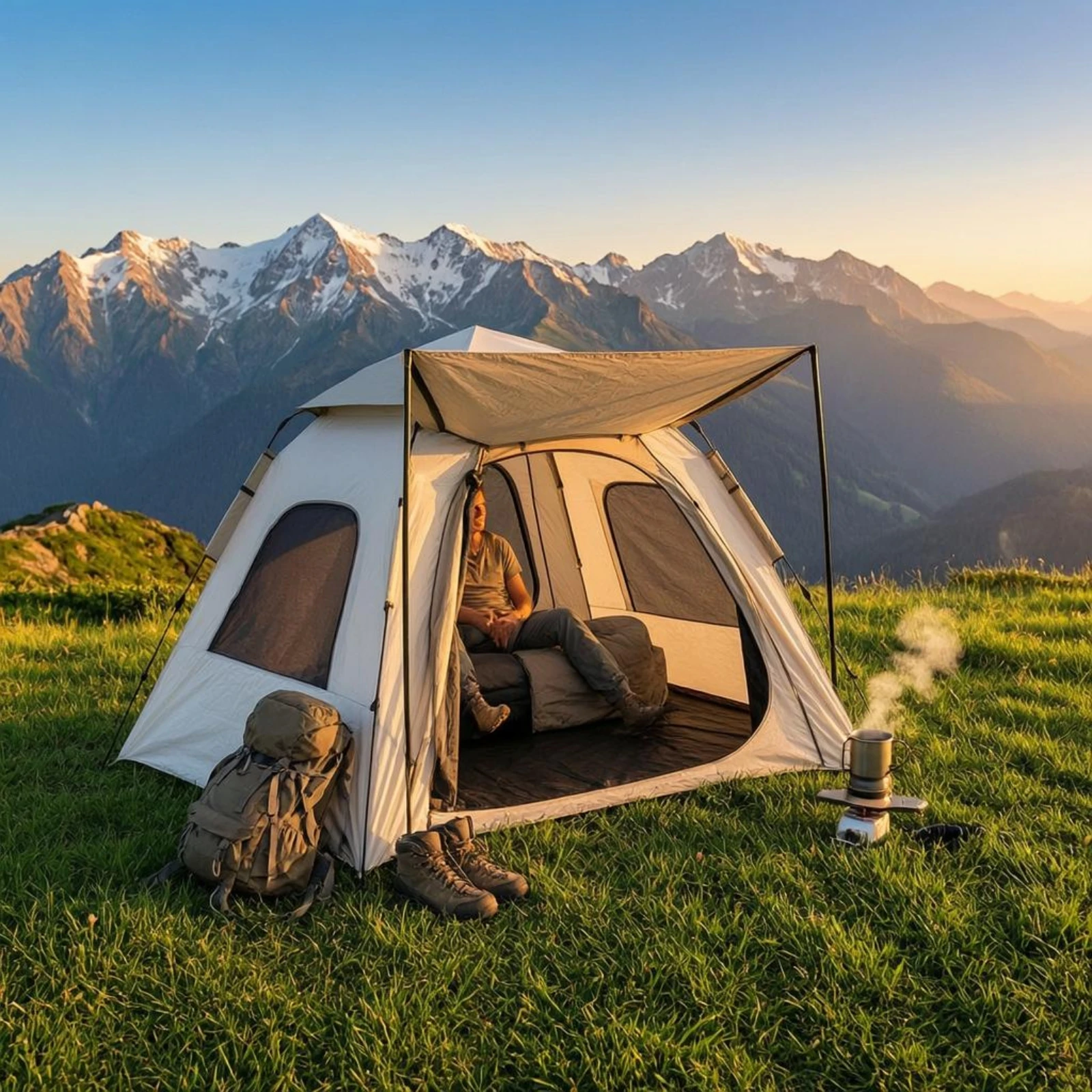 Foldable Tent Canopy Waterproof uncoveredFront Tent Outdoor Shelter Spacious Quick Set for Camping
Foldable Tent Canopy Waterproof uncoveredFront Tent Outdoor Shelter Spacious Quick Set for Camping