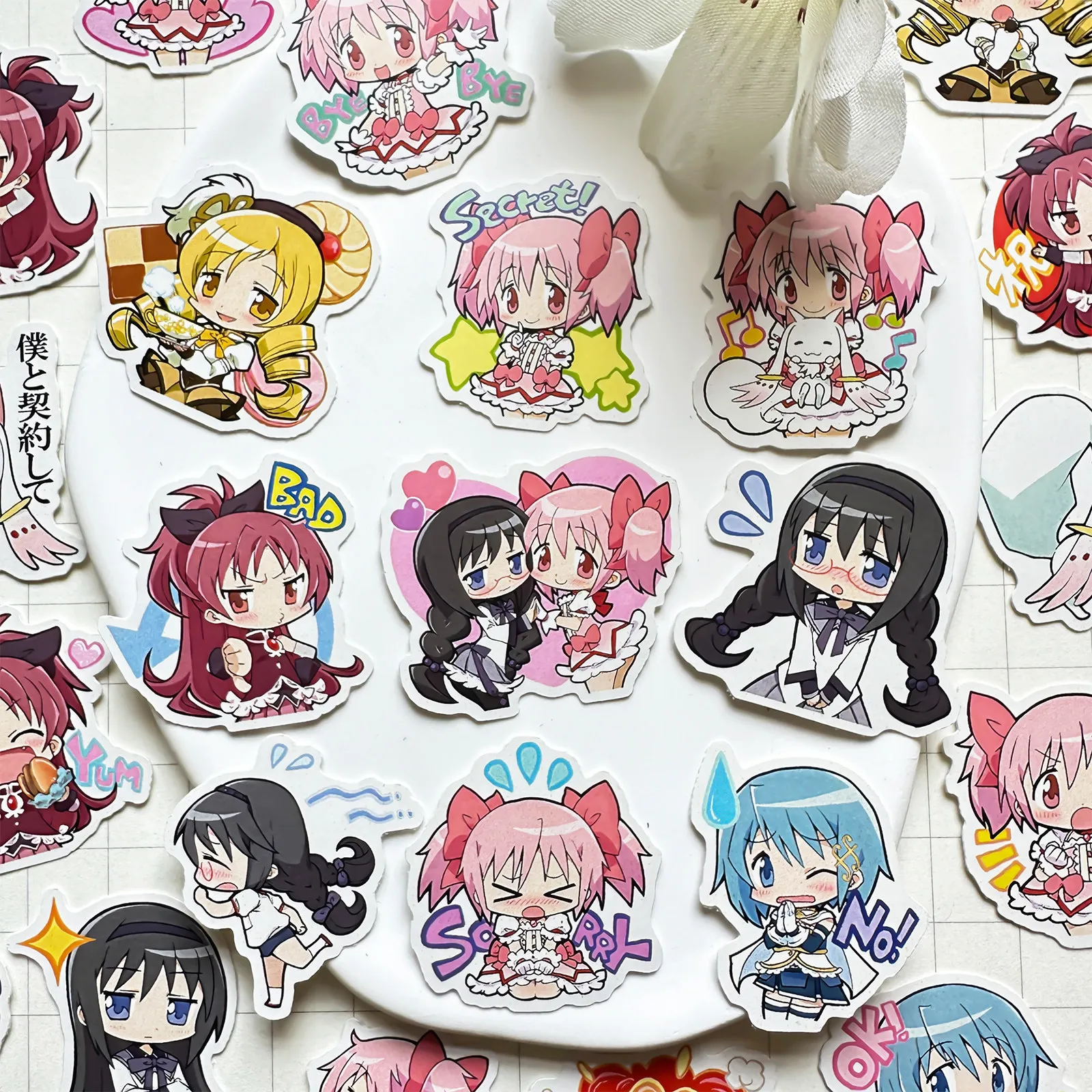 Anime Puella Magi Madoka Magica Q Version Sticker for Journal Notebook Phone Case DIY Decoration
Anime Puella Magi Madoka Magica Q Version Sticker for Journal Notebook Phone Case DIY Decoration