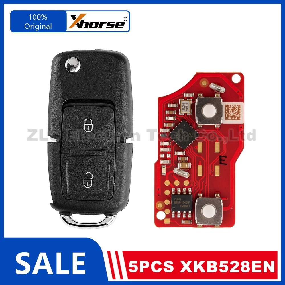 5Piece XHORSE XKB528EN B5 Style 2 Buttons 2nd Generation Universal Wire Remote Key English Version Replace XKB508EN
5Piece XHORSE XKB528EN B5 Style 2 Buttons 2nd Generation Universal Wire Remote Key English Version Replace XKB508EN