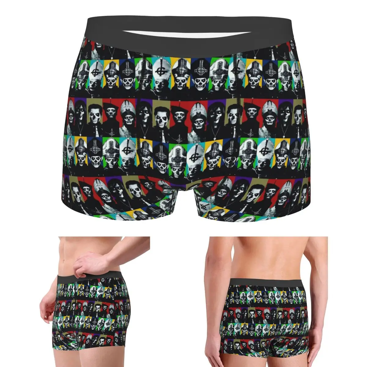 Boxer Underpants Shorts Ghost B.C. Band Panties Men's Ventilate Underwear for Homme Man Boyfriend Gifts
Boxer Underpants Shorts Ghost B.C. Band Panties Men's Ventilate Underwear for Homme Man Boyfriend Gifts