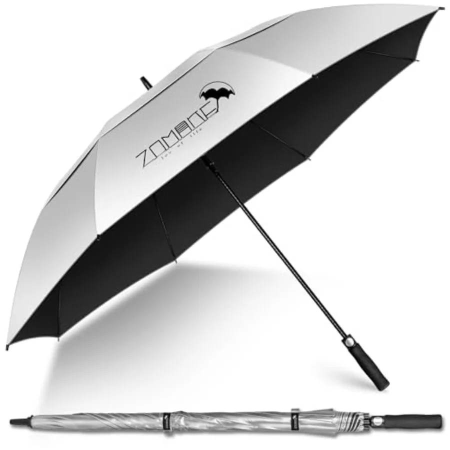 Wdproof Golf Umbrella UV Protection, Automatic Oversize Golf Umbrellas Double Canopy Vented Sun Blocking Push Cart for Rain Sun
Wdproof Golf Umbrella UV Protection, Automatic Oversize Golf Umbrellas Double Canopy Vented Sun Blocking Push Cart for Rain Sun