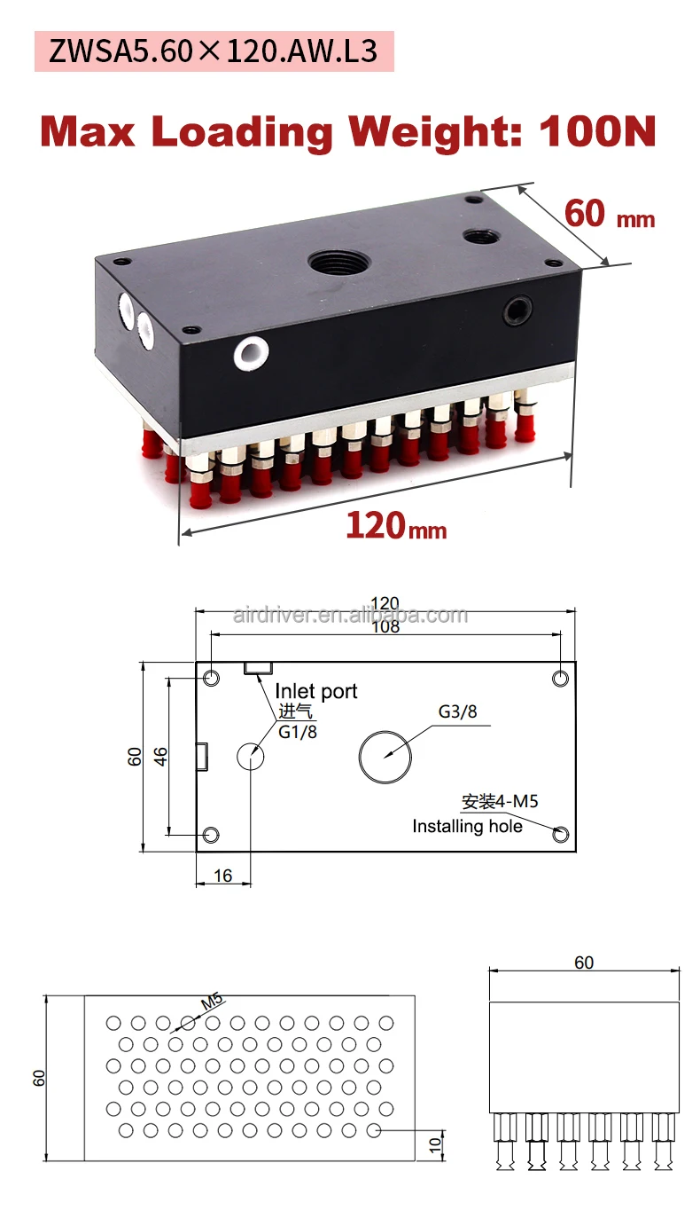 Arm vacuum gripper with suction cup integrated conveyor pneumatic part
Arm vacuum gripper with suction cup integrated conveyor pneumatic part