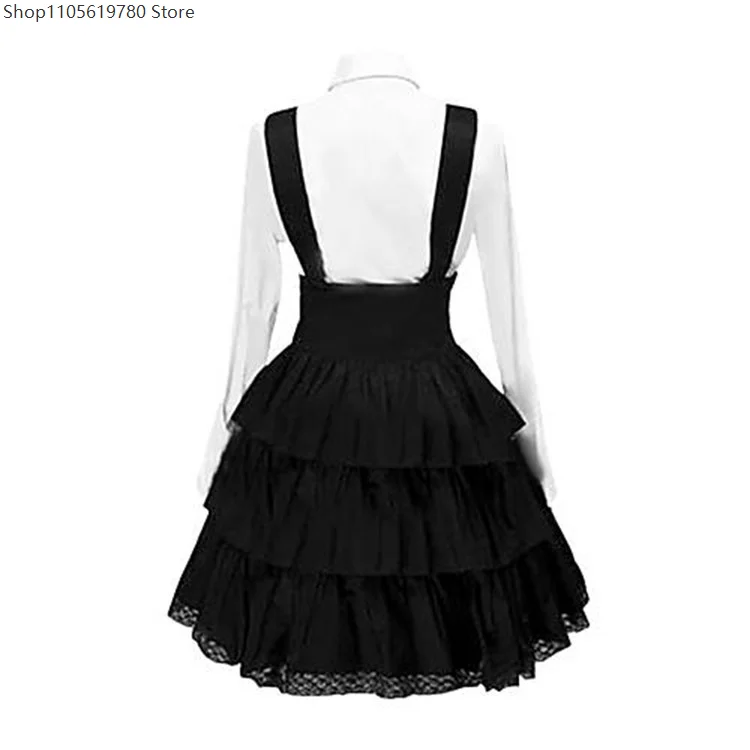 S-5XL Black Long Sleeve Gothic Shirt Lace Mini Dress Women Classic Lolita Dress Vintage Inspired Outfits Maid Cosplay Anime Girl
S-5XL Black Long Sleeve Gothic Shirt Lace Mini Dress Women Classic Lolita Dress Vintage Inspired Outfits Maid Cosplay Anime Girl