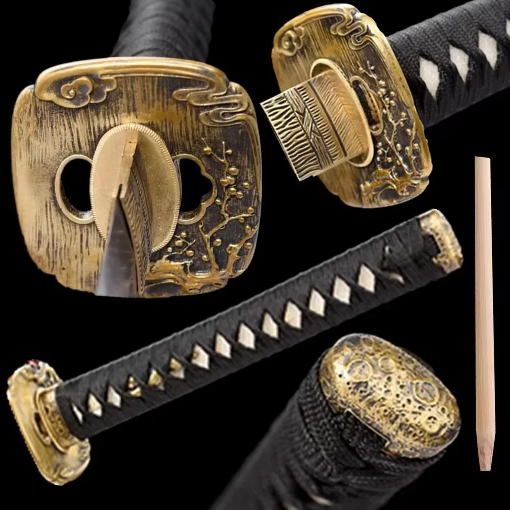 26 см * Ручка Tsuka для Японии Самурай Катана/Wakizashi Меч Набор аксессуаров Латунь Tsuba+Menuki+Fuchi+Kashira+Habaki+Seppa Fittings
26 см * Ручка Tsuka для Японии Самурай Катана/Wakizashi Меч Набор аксессуаров Латунь Tsuba+Menuki+Fuchi+Kashira+Habaki+Seppa Fittings