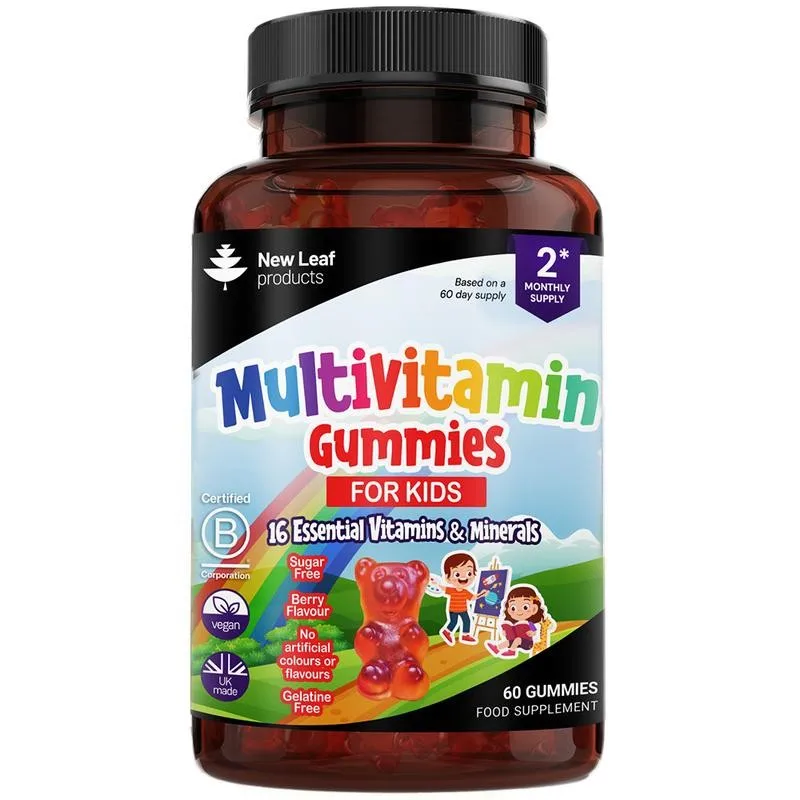 Multivitamin Gummies for Kids - Vitamins & Minerals, Boost Energy and Improve Immunity
Multivitamin Gummies for Kids - Vitamins & Minerals, Boost Energy and Improve Immunity