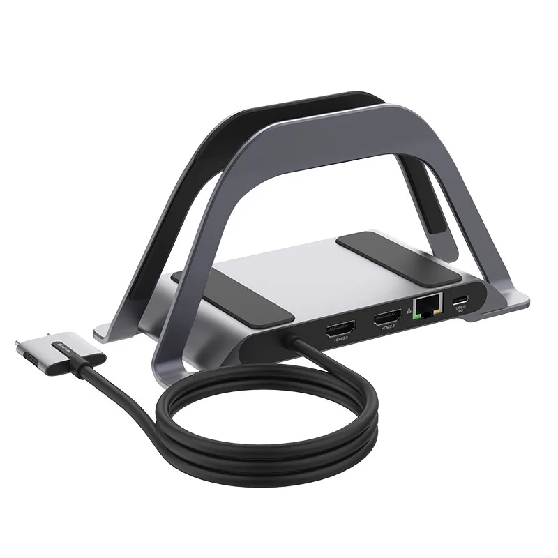 10 in1Three Screen Docking Station USB C Type-C Vertical Stand Hub Dual Monitor for Windows/Mac With Dual 4K HDMI/5Gbps PD3.0
10 in1Three Screen Docking Station USB C Type-C Vertical Stand Hub Dual Monitor for Windows/Mac With Dual 4K HDMI/5Gbps PD3.0