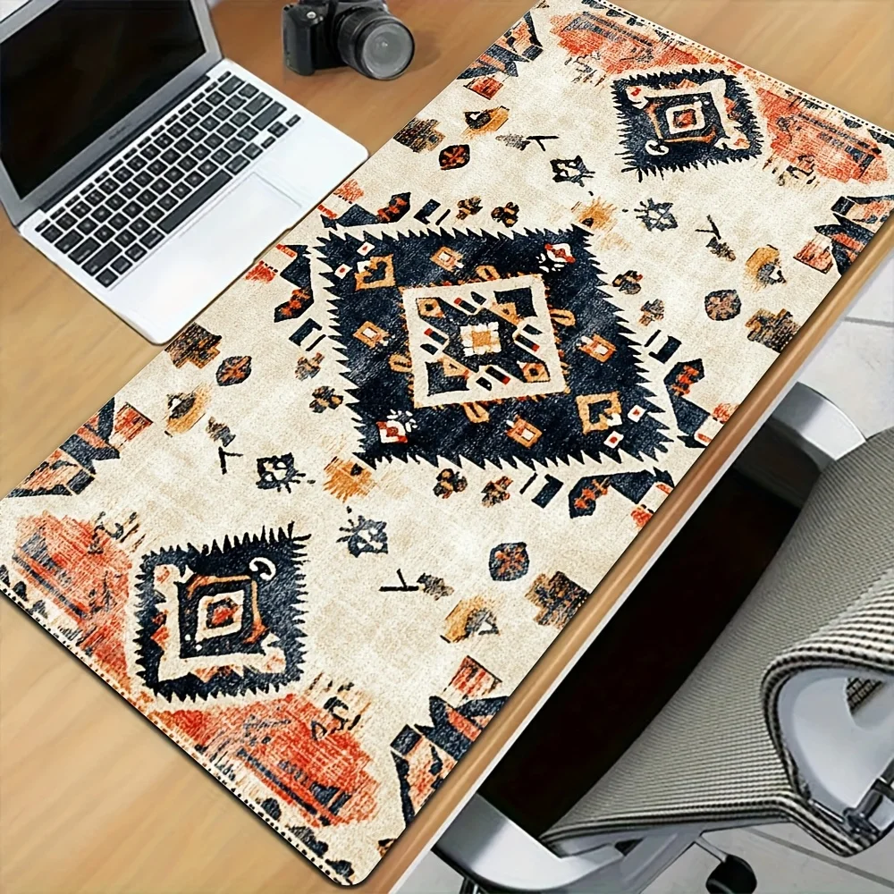 Коврик для мыши в стиле бохо с геометрическим узором, удлиненный, с прочной резиновой основой, нескользящий, для офиса, дома и игр
Коврик для мыши в стиле бохо с геометрическим узором, удлиненный, с прочной резиновой основой, нескользящий, для офиса, дома и игр