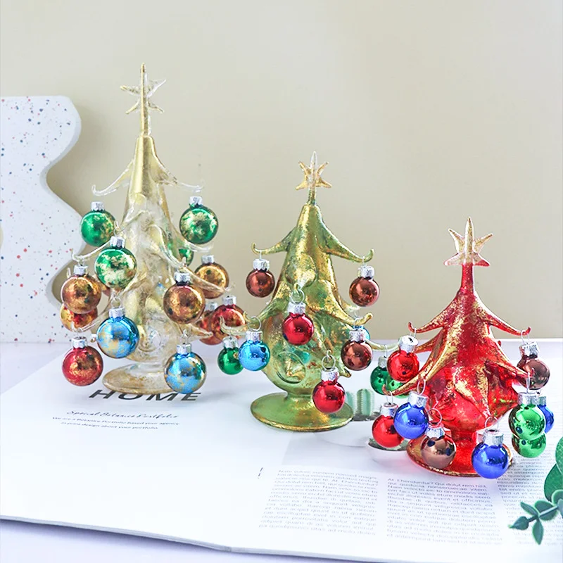 Home Decor Crystal Crafts Christmas Tree Home Decorations Glass Crafts Creative Tabletop Ornaments Christmas Ornaments Gift Set
Home Decor Crystal Crafts Christmas Tree Home Decorations Glass Crafts Creative Tabletop Ornaments Christmas Ornaments Gift Set