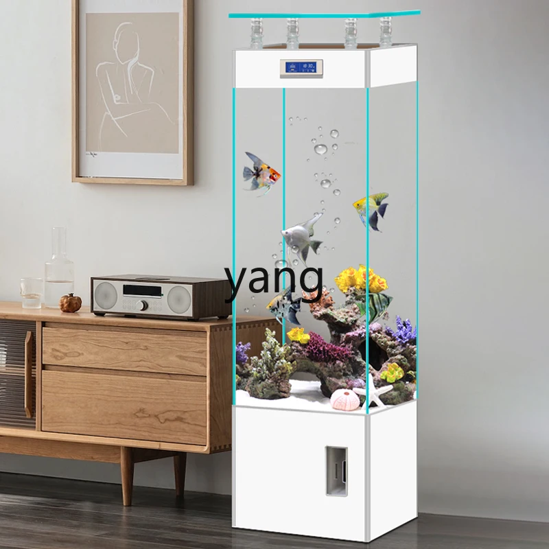 LTT ultra-white glass smart fish tank living room household vertical medium-sized office one-click sewage aquarium
LTT ultra-white glass smart fish tank living room household vertical medium-sized office one-click sewage aquarium