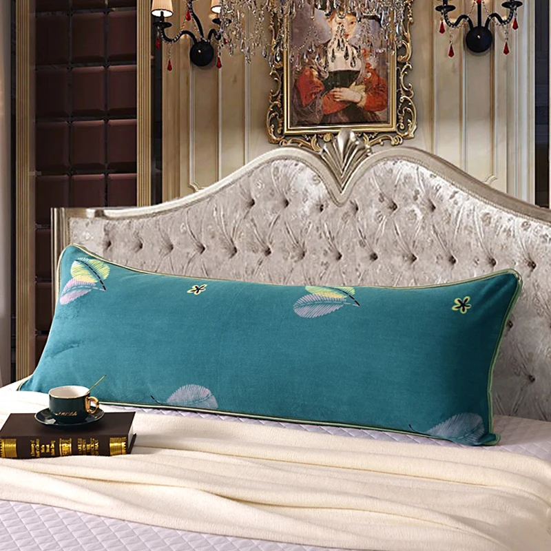48*120cm Length Winter Sleep Pillowcase Thick Coral Fleece Pillow Case Soft Flannel Warm Pillow Cover For Couple Home Bedding
48*120cm Length Winter Sleep Pillowcase Thick Coral Fleece Pillow Case Soft Flannel Warm Pillow Cover For Couple Home Bedding