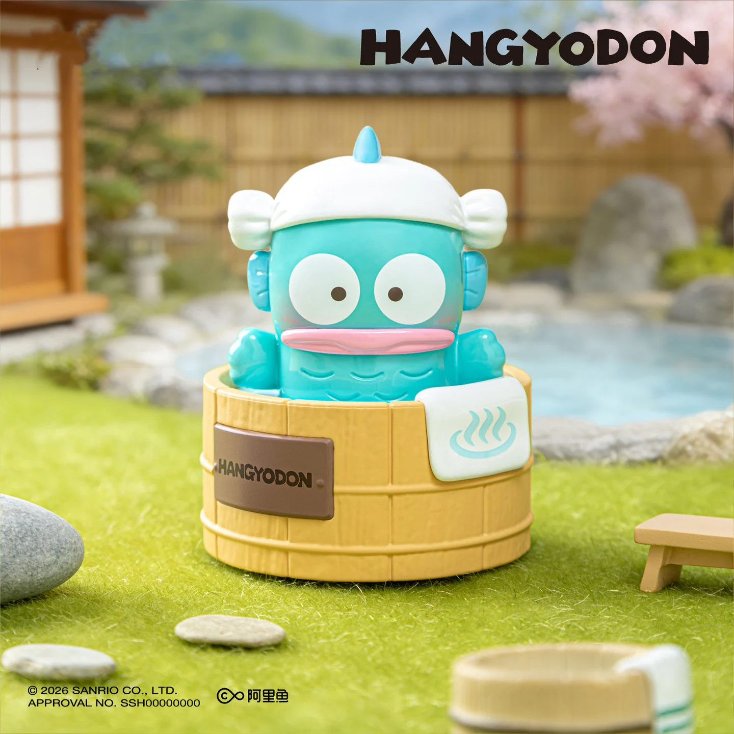 Genuine New Cartoon Sanrio Rotating hot springs Series Blind Box Cute Pochacccog Doll Figure Desktop Model Ornament Gifts
Genuine New Cartoon Sanrio Rotating hot springs Series Blind Box Cute Pochacccog Doll Figure Desktop Model Ornament Gifts