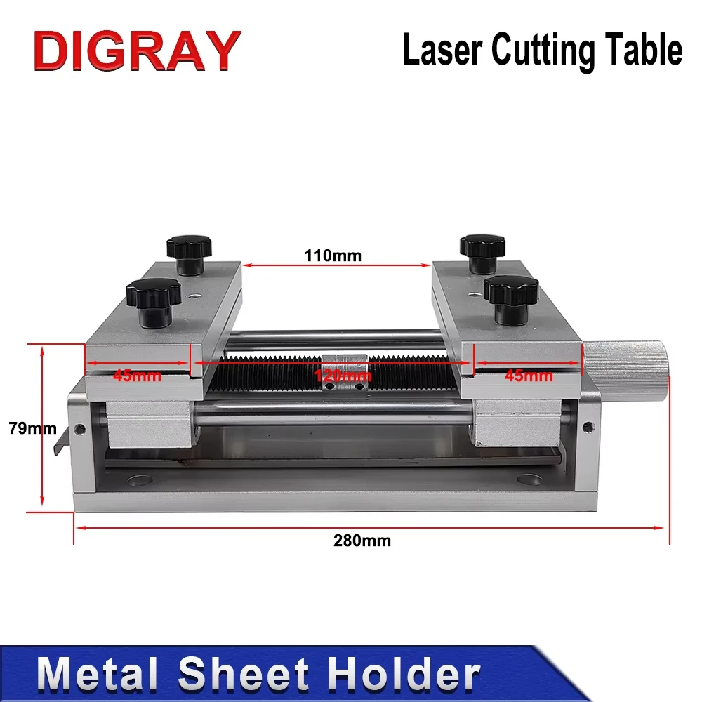 DIGRAY Fixture Worktable for Laser Marking Cutting Engraving Machine Gold Silver Metal Ceramics Clamp Table Thin Foil Holde
DIGRAY Fixture Worktable for Laser Marking Cutting Engraving Machine Gold Silver Metal Ceramics Clamp Table Thin Foil Holde