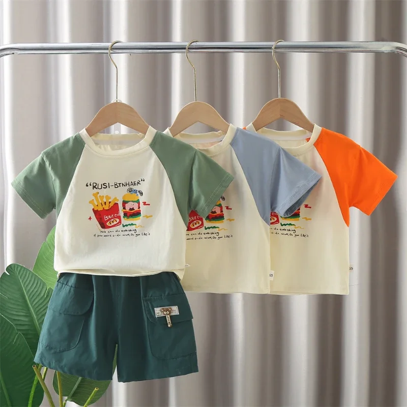 New Summer Baby Clothes Suit Children Boys Clothing T-Shirt Shorts 2Pcs/Set Toddler Casual Cotton Costume Infant Kids Tracksuits
New Summer Baby Clothes Suit Children Boys Clothing T-Shirt Shorts 2Pcs/Set Toddler Casual Cotton Costume Infant Kids Tracksuits