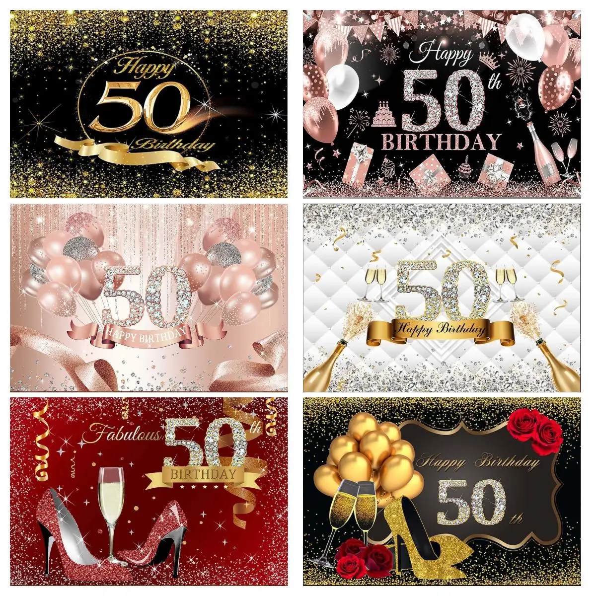 50th Birthday Backdrop Gold Black sparkly Birthday Sign Poster Photo Backdrop Glitter Diamonds background
50th Birthday Backdrop Gold Black sparkly Birthday Sign Poster Photo Backdrop Glitter Diamonds background