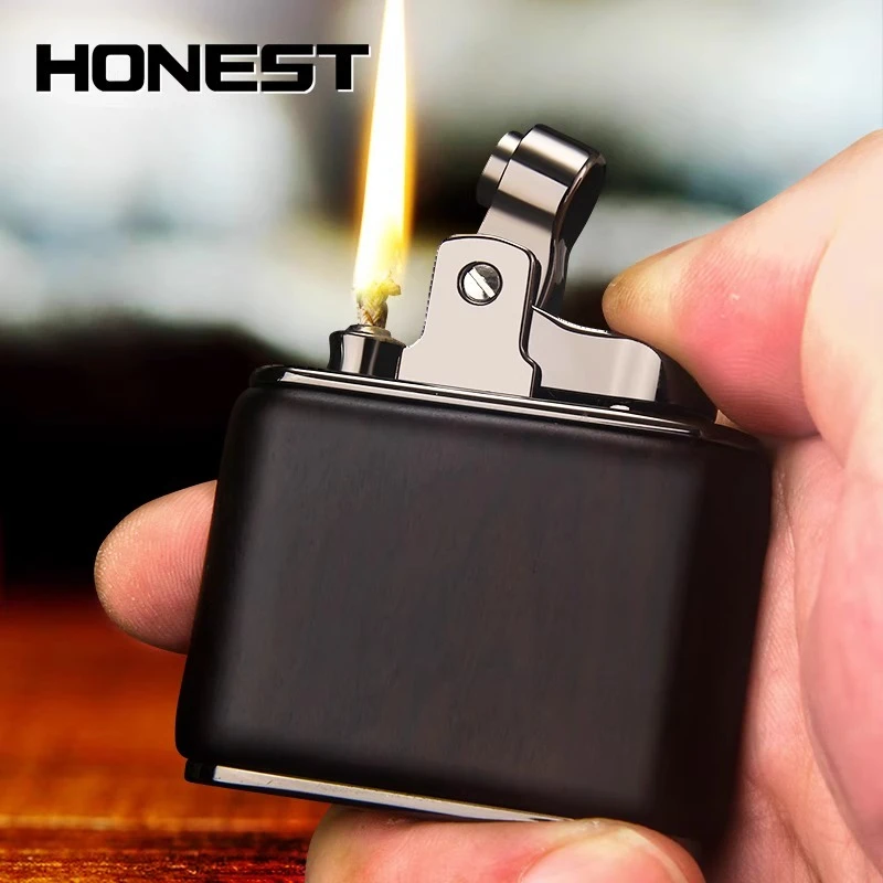 Honest High-end Sandalwood Lighters Retro Windproof for Boyfriend Creative Personality Smoking Ignition Tools Gift Wholesale.
Honest High-end Sandalwood Lighters Retro Windproof for Boyfriend Creative Personality Smoking Ignition Tools Gift Wholesale.