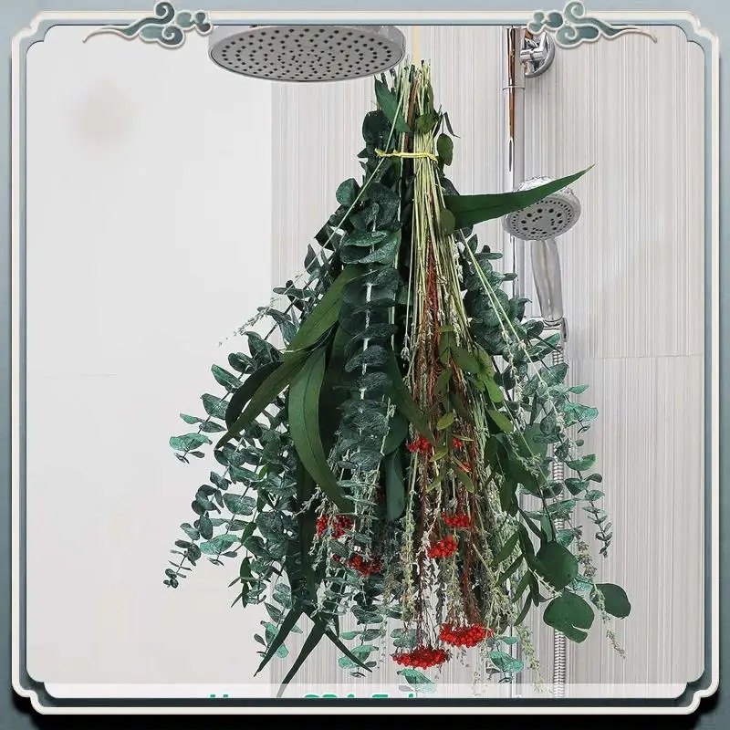 AC76-120Pcs Dried Eucalyptus For Shower, Eucalyptus With Stems For Home Decor, 17 Inches Shower Eucalyptus Hanging
AC76-120Pcs Dried Eucalyptus For Shower, Eucalyptus With Stems For Home Decor, 17 Inches Shower Eucalyptus Hanging