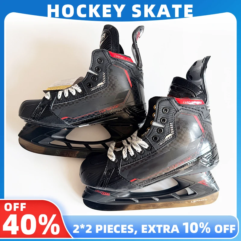 Heat Moldable Ice Hockey Skates Carbon Fiber Curv Composite Custom Fit Lightweight Pro Steel Blade Men Women
Heat Moldable Ice Hockey Skates Carbon Fiber Curv Composite Custom Fit Lightweight Pro Steel Blade Men Women