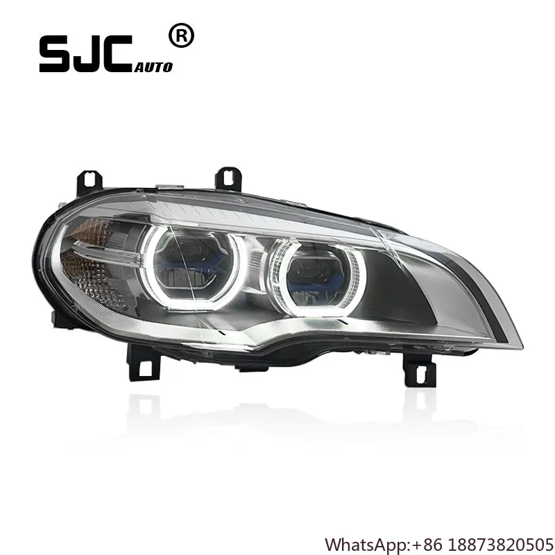 Auto Car Front Lights for BMW X5 E70 2007-2013 Angel Eyes Head Lamp Upgraded LED Headlights LED Daytime Running Lights
Auto Car Front Lights for BMW X5 E70 2007-2013 Angel Eyes Head Lamp Upgraded LED Headlights LED Daytime Running Lights