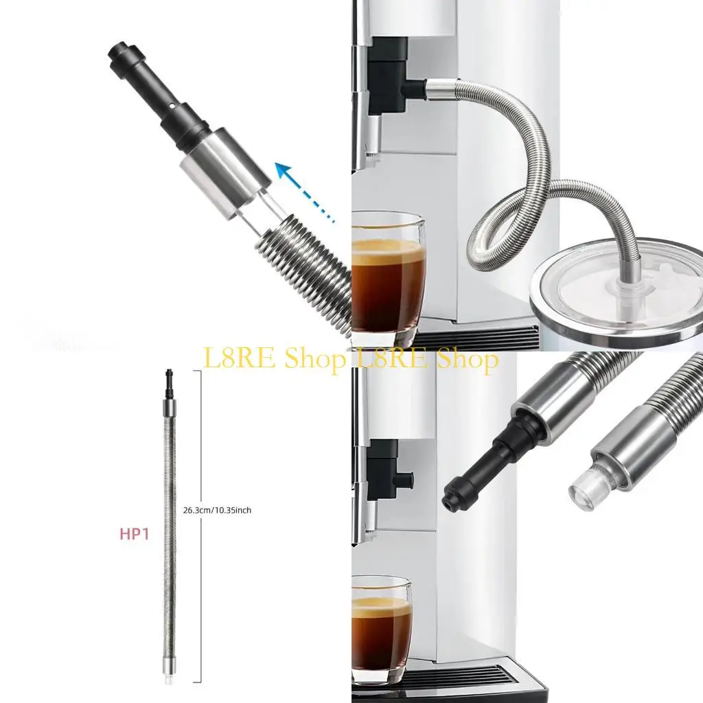 L8RE Automatic Coffee Machine Milk Foam Tube for WE8, ENA 8, 90, E6, D6, E6 Coffee Milk Casing Hose With HP1 Adapter
L8RE Automatic Coffee Machine Milk Foam Tube for WE8, ENA 8, 90, E6, D6, E6 Coffee Milk Casing Hose With HP1 Adapter