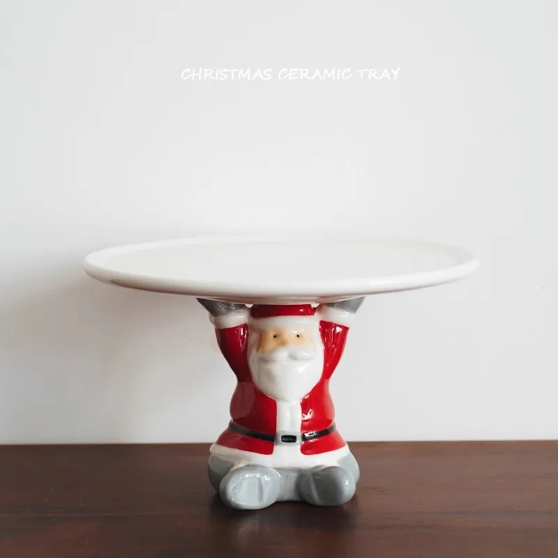 Christmas Appearance Level Hand-painted Santa Claus Cake Plate Dessert Tray
Christmas Appearance Level Hand-painted Santa Claus Cake Plate Dessert Tray