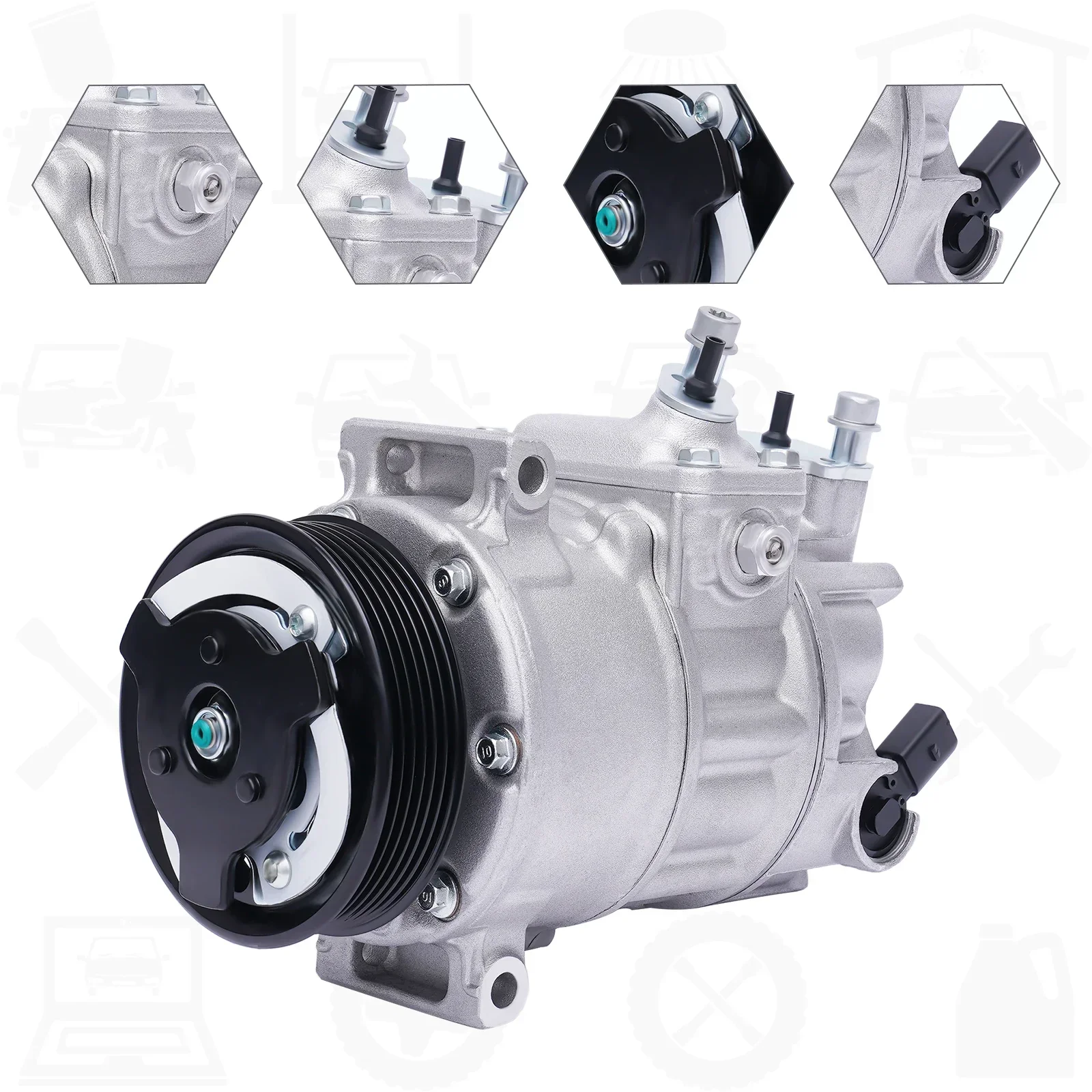 125 Amps Air Conditioning Compressor,12V Clutch Kit for Cars Trucks,Intelligent Control,Efficient Cooling,car Air Conditioner
125 Amps Air Conditioning Compressor,12V Clutch Kit for Cars Trucks,Intelligent Control,Efficient Cooling,car Air Conditioner
