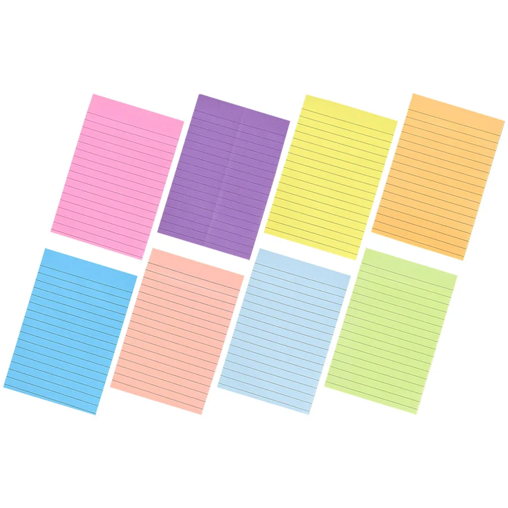 8 Books Horizontal Line Self Adhesive Memo Pads Office School Supplies Fluorescent Paper Note Stickers Creative
8 Books Horizontal Line Self Adhesive Memo Pads Office School Supplies Fluorescent Paper Note Stickers Creative