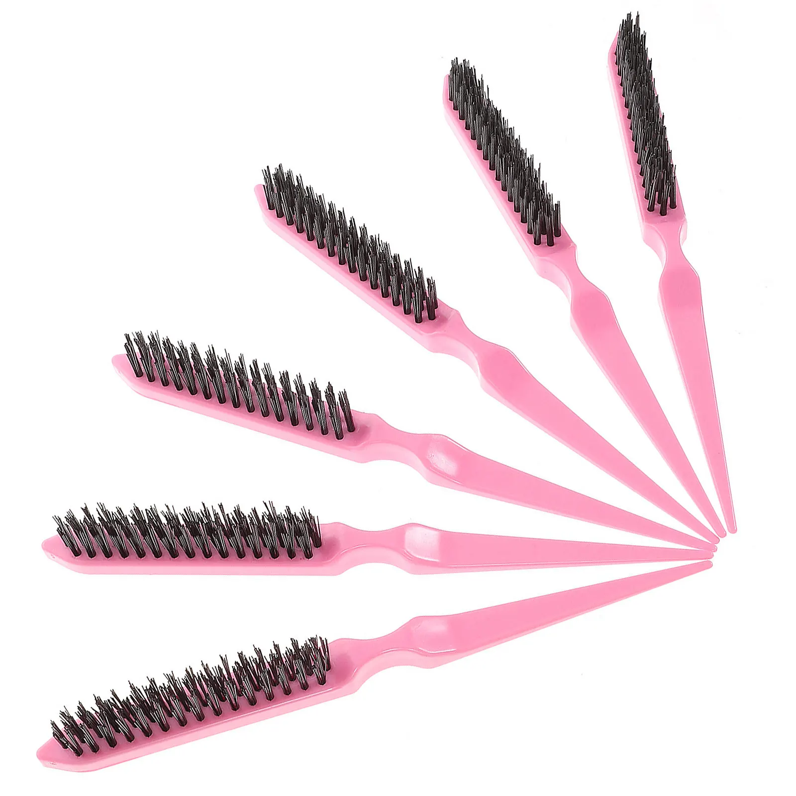 6Pcs Three Row Teasing Hair Brush for Volume Boost Ergonomic Design Gentle Detangling Scalp Grooming Professional Salon Use
6Pcs Three Row Teasing Hair Brush for Volume Boost Ergonomic Design Gentle Detangling Scalp Grooming Professional Salon Use