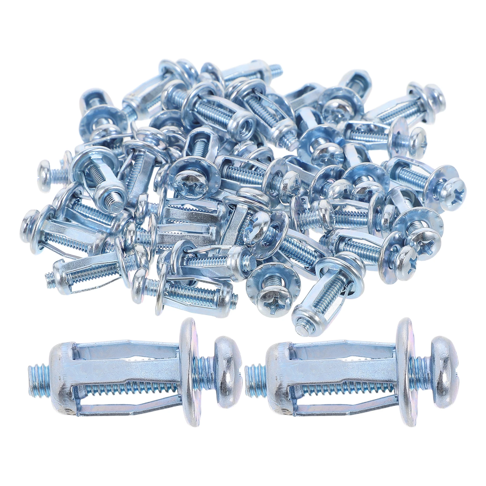 40pcs Expansion Screw Silver Cylinder Head Petal Nuts Hollow Door Anchors Rivet Screws Anchor Bolts Wall Plate Screws Versatile
40pcs Expansion Screw Silver Cylinder Head Petal Nuts Hollow Door Anchors Rivet Screws Anchor Bolts Wall Plate Screws Versatile