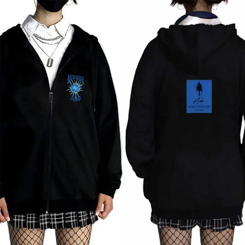 Ado World Tour 2025 Hibana Merch Zipper Hoodie Men Women Japanese Style Zip Up Jacket Unisex Fashion Pop Music Zip Up Sweatshirt
Ado World Tour 2025 Hibana Merch Zipper Hoodie Men Women Japanese Style Zip Up Jacket Unisex Fashion Pop Music Zip Up Sweatshirt