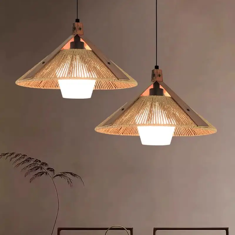 Wabi Sabi Hotel Restaurant Ceiling Pendant Lamp Japan Hemp Rope Chandelier Living Room Art Deco Hanging Lamp for Room Decor
Wabi Sabi Hotel Restaurant Ceiling Pendant Lamp Japan Hemp Rope Chandelier Living Room Art Deco Hanging Lamp for Room Decor