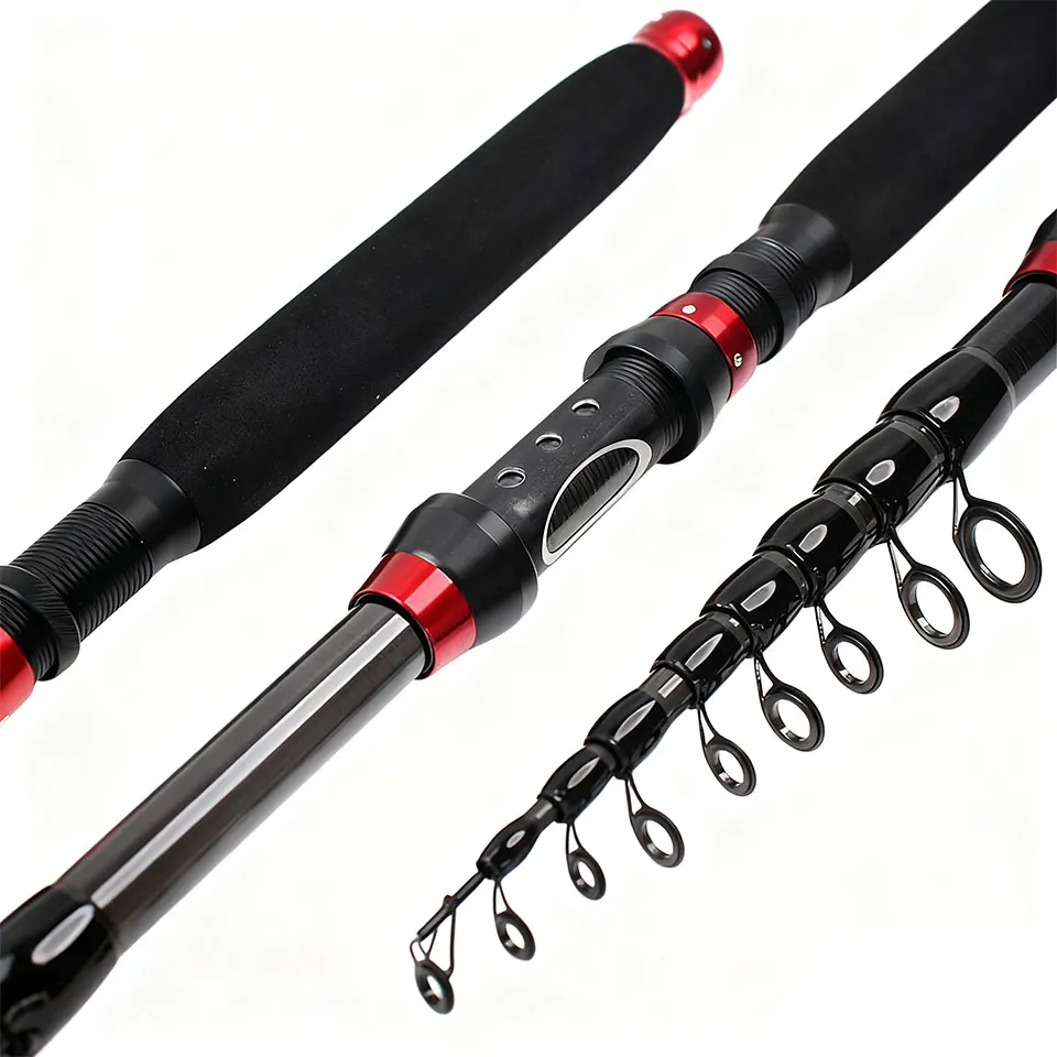 Телескопическая карбоновая удочка для приманки — компактная портативная, лазерная точная литая, универсальная пресноводная и соленая вода, рыбалка в дороге
Телескопическая карбоновая удочка для приманки — компактная портативная, лазерная точная литая, универсальная пресноводная и соленая вода, рыбалка в дороге