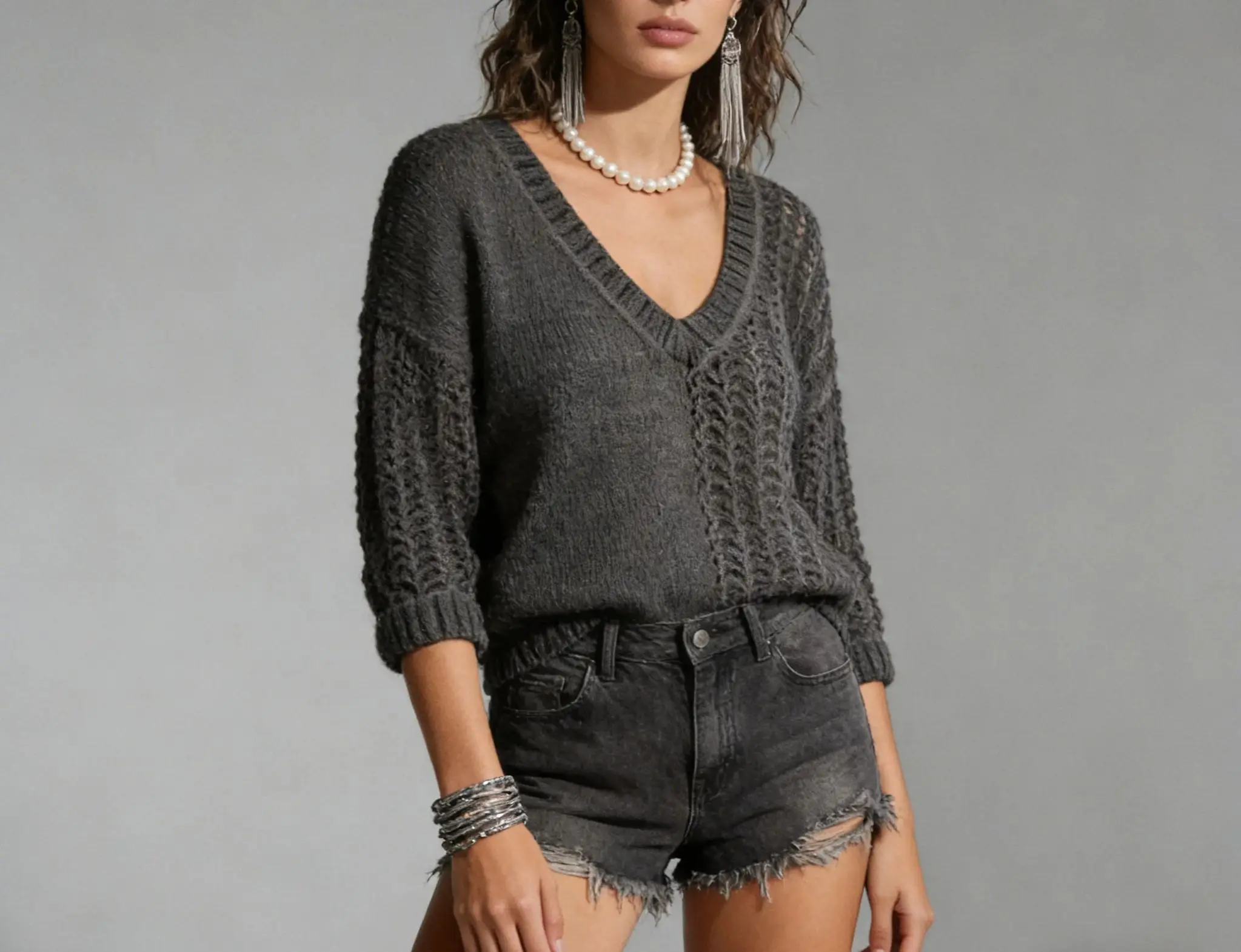 New 2026 Spring Summer Hollow Out Knit Sweater Women V Neck Casual Loose Pullover Top
New 2026 Spring Summer Hollow Out Knit Sweater Women V Neck Casual Loose Pullover Top