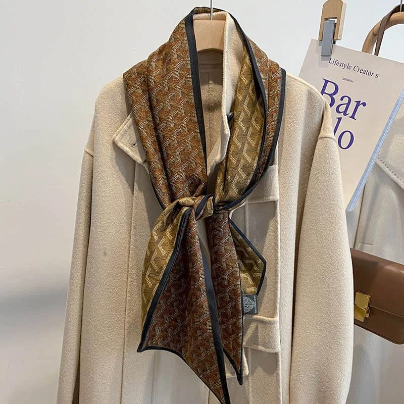 Silky Scarves Women Elegant Spring Aesthetic Autumn Retro Female Contrast Color Neckerchief Korean Style Shawl Luxury Clothes
Silky Scarves Women Elegant Spring Aesthetic Autumn Retro Female Contrast Color Neckerchief Korean Style Shawl Luxury Clothes