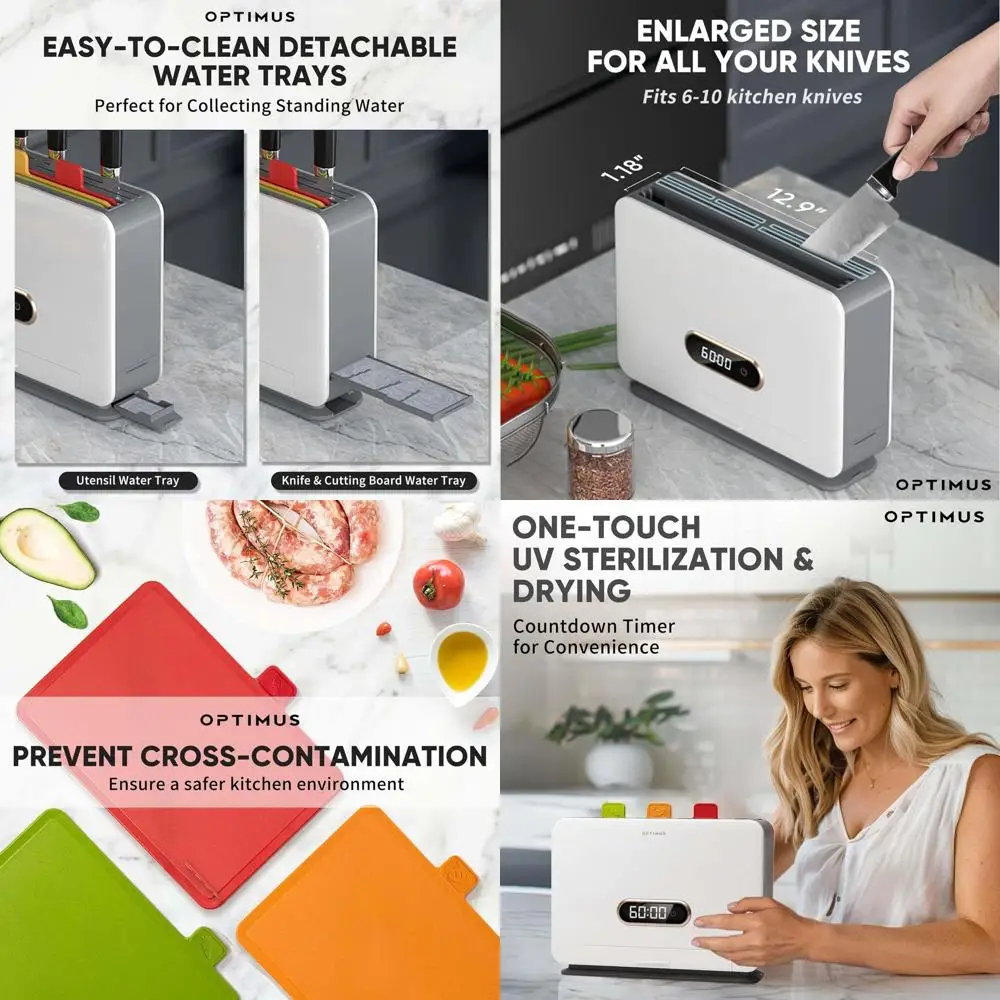 Automatic Cleaning Heat-Resistant Smart Knife Set with Color-Coded Cutting Boards & Holder
Automatic Cleaning Heat-Resistant Smart Knife Set with Color-Coded Cutting Boards & Holder