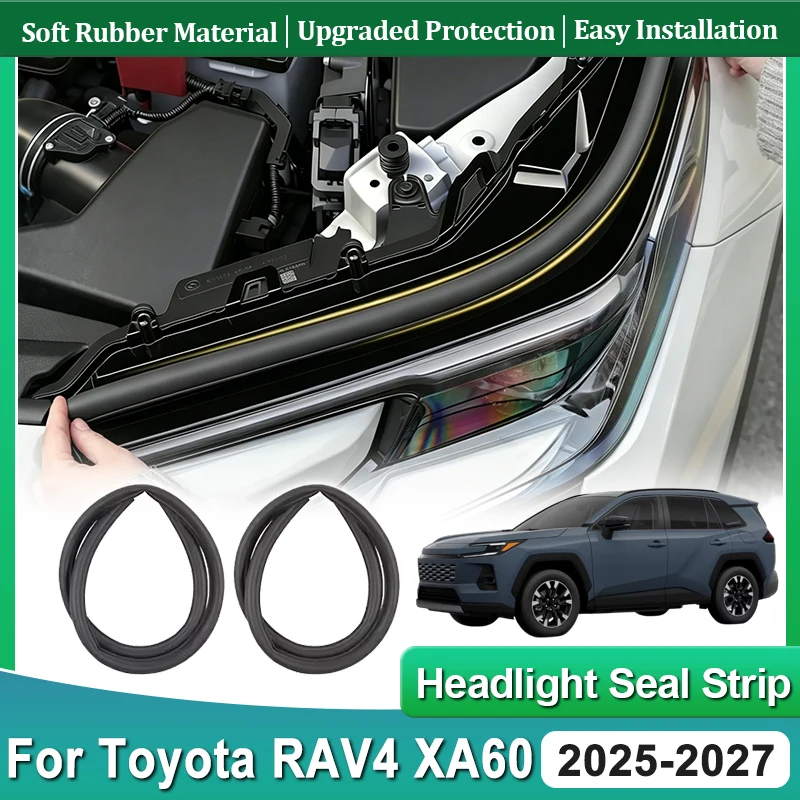 Car Headlight Sealing Strip For Toyota RAV4 XA60 Accessories 2025 2026 2027 MK6 Seal Strips Sticker Insulation Covers Trim Parts
Car Headlight Sealing Strip For Toyota RAV4 XA60 Accessories 2025 2026 2027 MK6 Seal Strips Sticker Insulation Covers Trim Parts