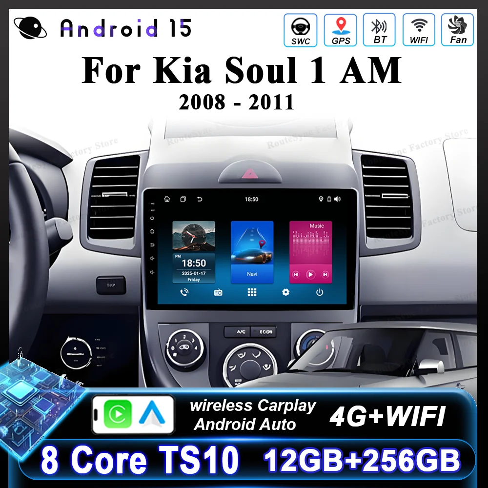 Android 15 Carplay Car Radio For Kia Soul 1 AM 2008 2009 2010 2011 Auto Multimidia Video Player Android Auto Stereo Head Unit 4G
Android 15 Carplay Car Radio For Kia Soul 1 AM 2008 2009 2010 2011 Auto Multimidia Video Player Android Auto Stereo Head Unit 4G