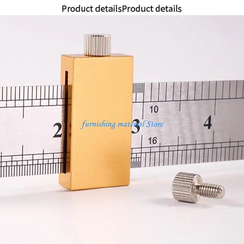 Y5GD Strong Aluminum Marking Ruler Carpentry Measuring Tool Designs for Furniture Making & Detailed Woodworking Adjustments