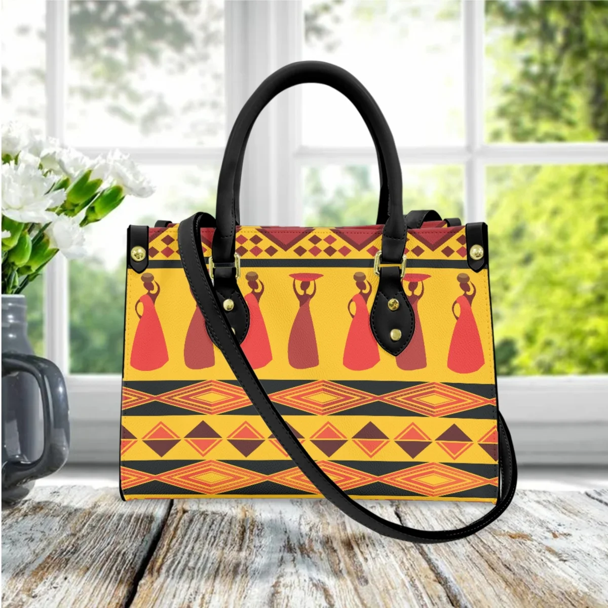 African Design Women Handbags Luxury PU Leather Female Tote Bags Woman Fashion Messenger Bags for Girls Hand Bag Bosla Casual
African Design Women Handbags Luxury PU Leather Female Tote Bags Woman Fashion Messenger Bags for Girls Hand Bag Bosla Casual