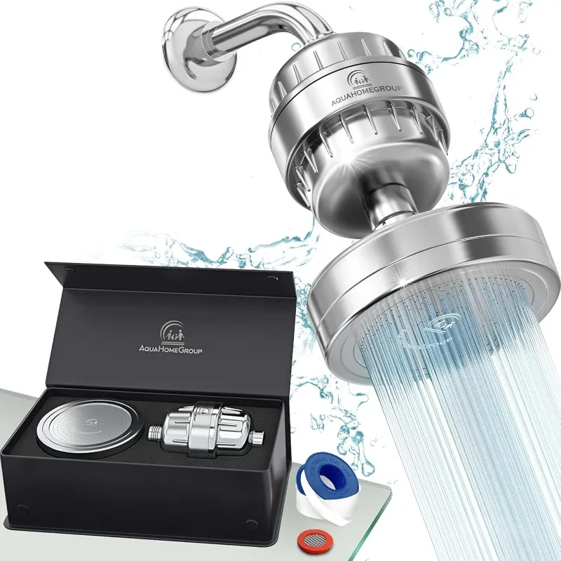 Luxury Filtered Shower Head Set 20+3 Stage Showerr for Hard Water Removes Chlorine and Harmful Substances -
Luxury Filtered Shower Head Set 20+3 Stage Showerr for Hard Water Removes Chlorine and Harmful Substances -