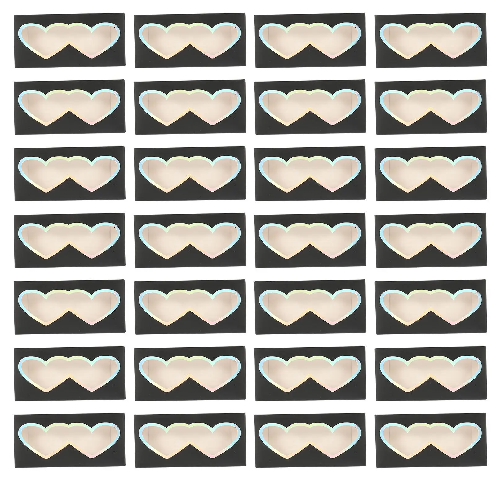 50Pcs Heart Style False Eyelash Case Clear Top Eyelash Storage Box Paper Packaging Case Organized Protection for Daily Outdoor
50Pcs Heart Style False Eyelash Case Clear Top Eyelash Storage Box Paper Packaging Case Organized Protection for Daily Outdoor