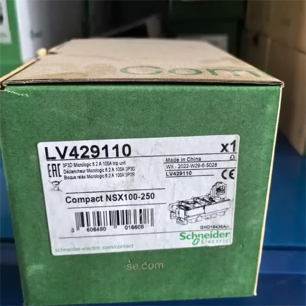 2026 Lv429110 3p3d Micrologic 6.2a 100a Trip /ups Brand New Original Spot Plc
2026 Lv429110 3p3d Micrologic 6.2a 100a Trip /ups Brand New Original Spot Plc