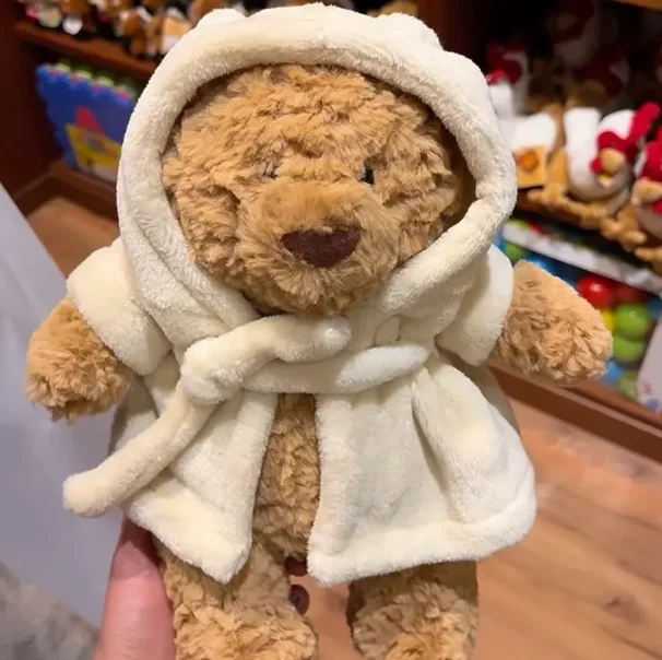 With Logo New 26cm Night-Robe Bear Strawberry Bear Doll Cute Soothing Companion Plush Doll Gift Pet Interactive Toys
With Logo New 26cm Night-Robe Bear Strawberry Bear Doll Cute Soothing Companion Plush Doll Gift Pet Interactive Toys