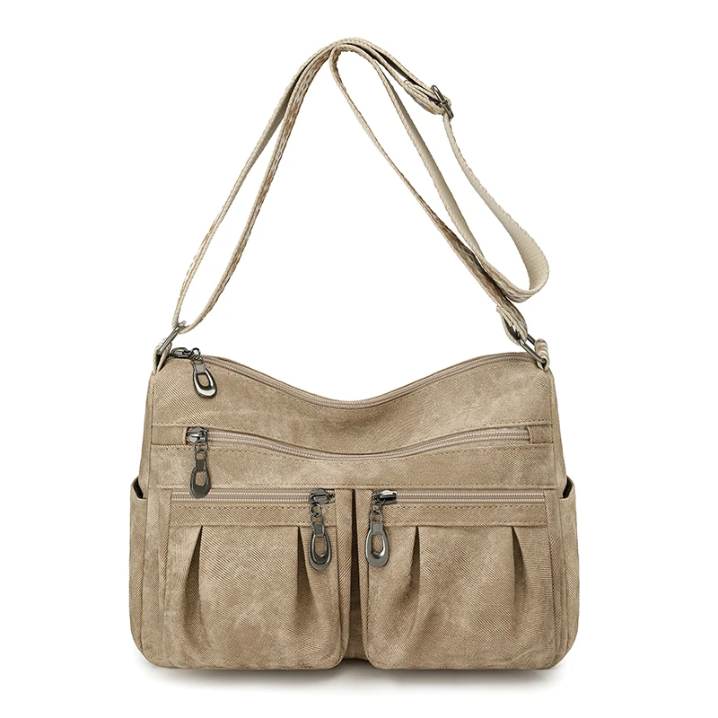 Large Capacity Women Shoulder Bag Durable Nylon Fabric Multi-Pocket Design Adjustable Strap Handbag
Large Capacity Women Shoulder Bag Durable Nylon Fabric Multi-Pocket Design Adjustable Strap Handbag