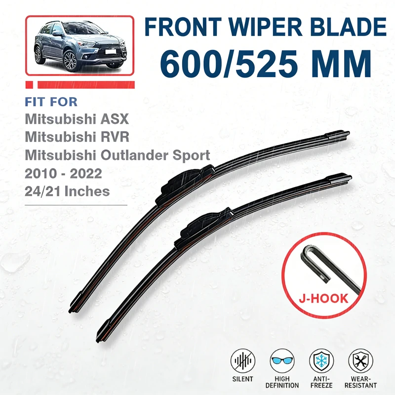Front Wiper Blades 24"+21" For Mitsubishi ASX RVR Outlander Sport 2010-2022 Windshield Windscreen Car Accessories 2021 2020 2019
Front Wiper Blades 24"+21" For Mitsubishi ASX RVR Outlander Sport 2010-2022 Windshield Windscreen Car Accessories 2021 2020 2019