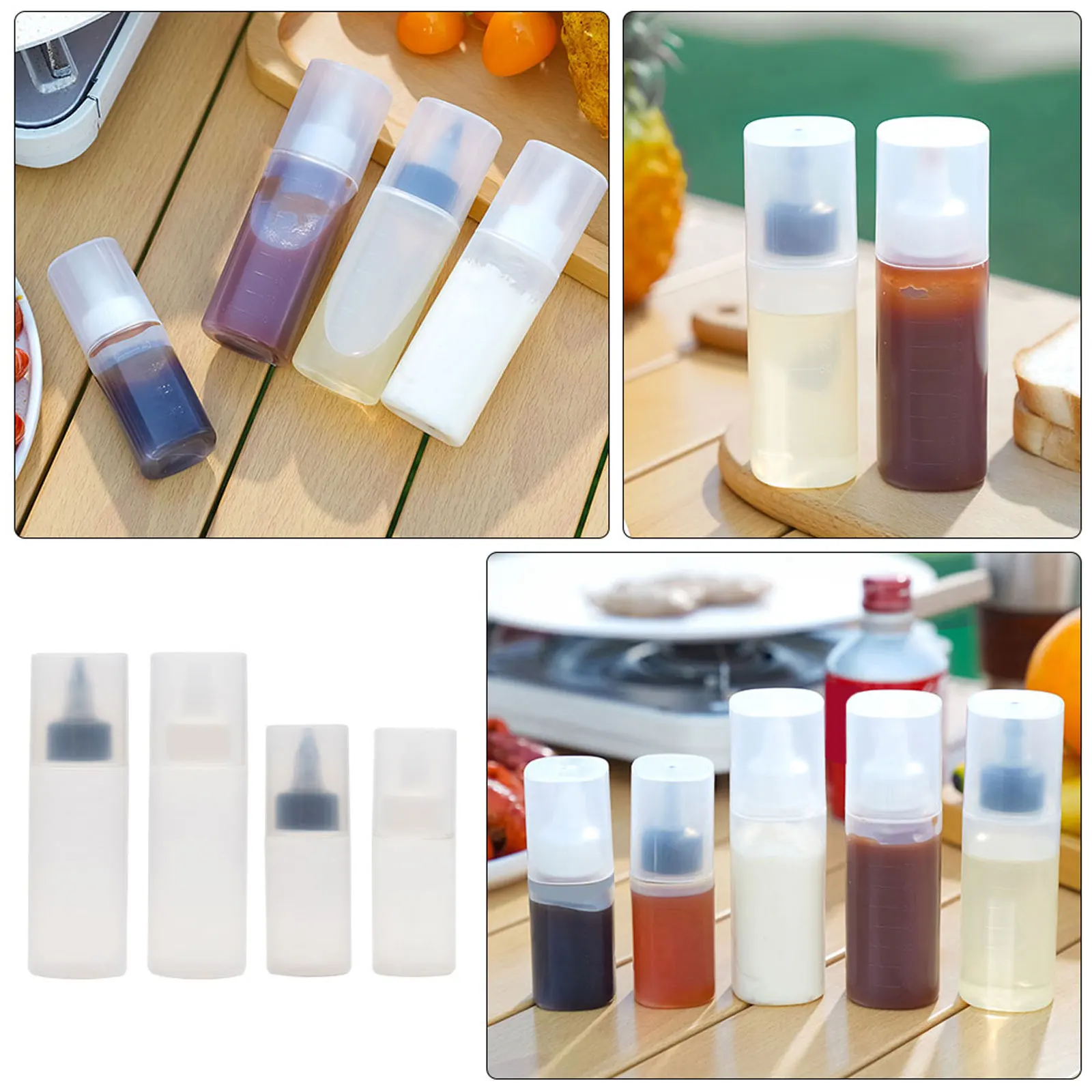 4Pcs Sauce Squeeze Bottles Small Salad Dressing Containers Reusable PP Material Easy Squeeze for Ketchup Mustard Honey Bbq Sauce
4Pcs Sauce Squeeze Bottles Small Salad Dressing Containers Reusable PP Material Easy Squeeze for Ketchup Mustard Honey Bbq Sauce