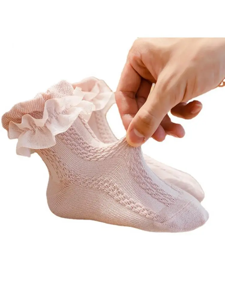 3PAIR 2022 New Baby Socks Spring Summer Girls Lace Korean Dance Children Princess Breathable Purple Pink Suitable For 0-5Years
3PAIR 2022 New Baby Socks Spring Summer Girls Lace Korean Dance Children Princess Breathable Purple Pink Suitable For 0-5Years
